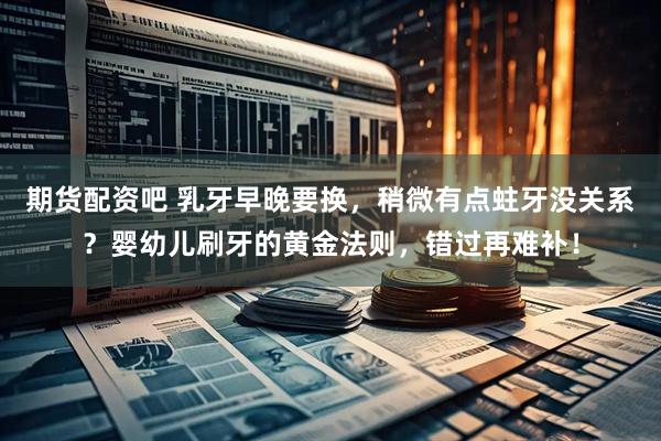 期货配资吧 乳牙早晚要换,稍微有点蛀牙没关系?婴幼儿刷牙的黄金法则,错过再难补!